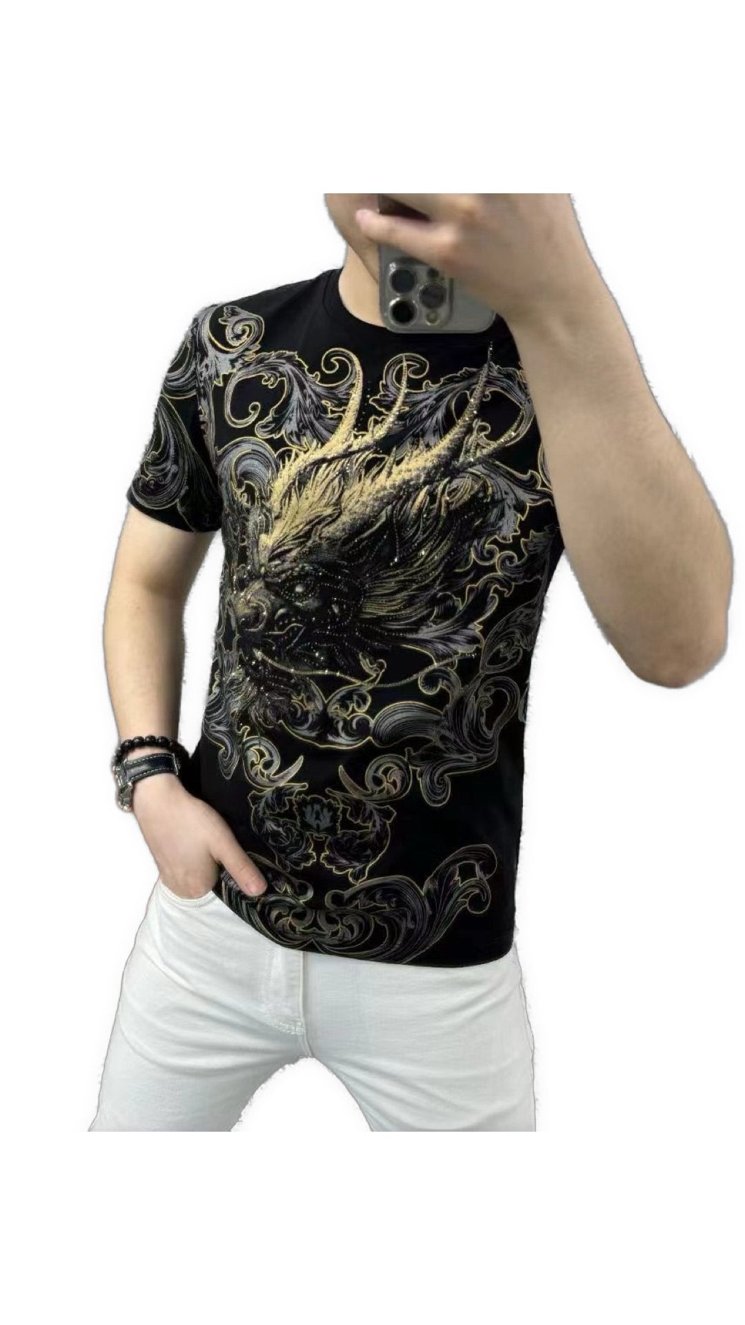 Darkcuza 8 - T-Shirt for Men - Sarman Fashion - Wholesale Clothing Fashion Brand for Men from Canada