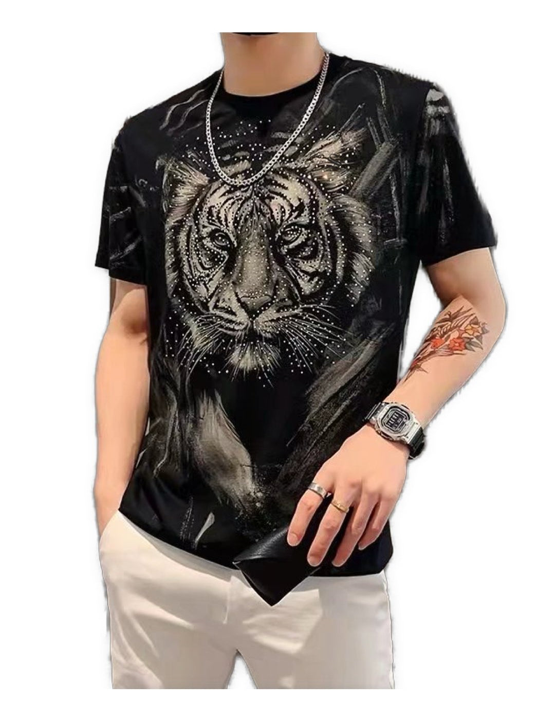 Darkcuza 9 - T-Shirt for Men - Sarman Fashion - Wholesale Clothing Fashion Brand for Men from Canada