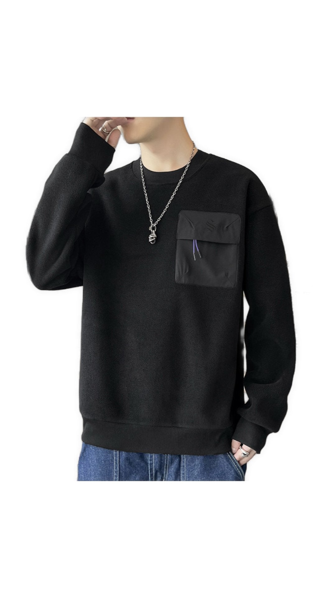 DeltaBA 3 - Sweater for Men - Sarman Fashion - Wholesale Clothing Fashion Brand for Men from Canada