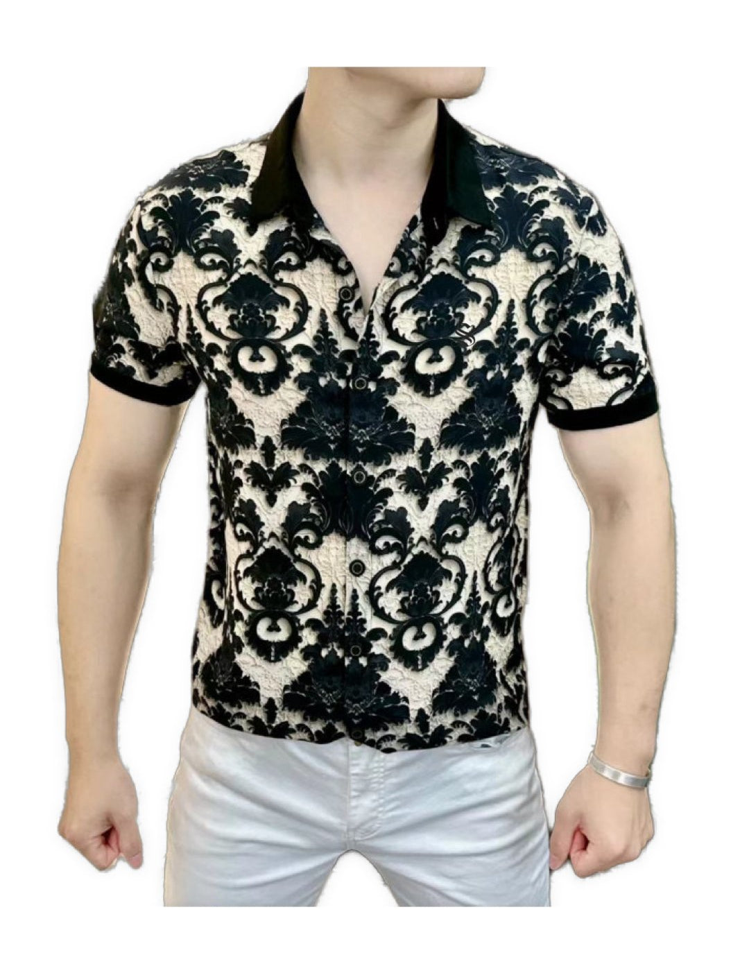 DFSI - Short Sleeves Shirt for Men - Sarman Fashion - Wholesale Clothing Fashion Brand for Men from Canada