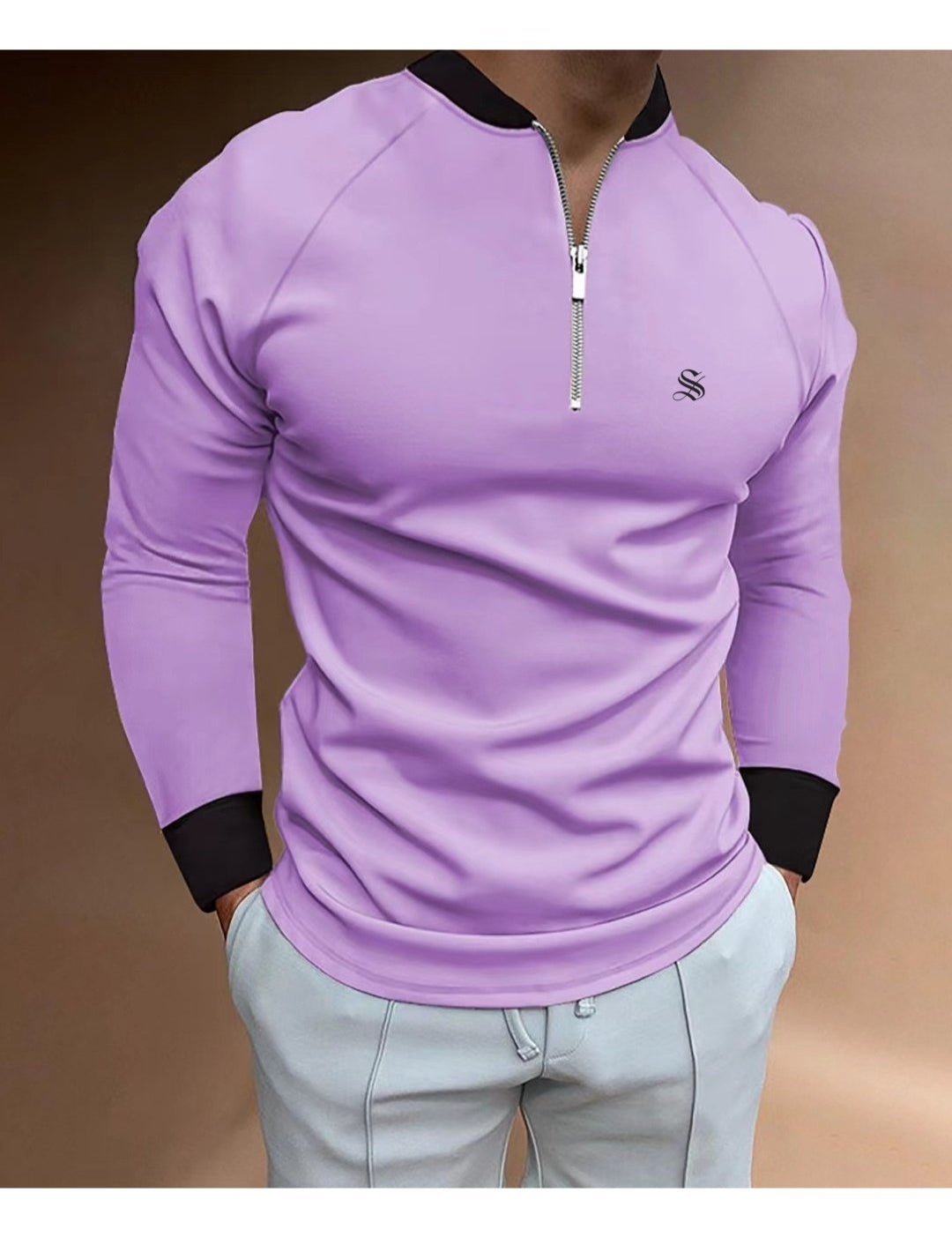 Dibin - Track Top for Men - Sarman Fashion - Wholesale Clothing Fashion Brand for Men from Canada