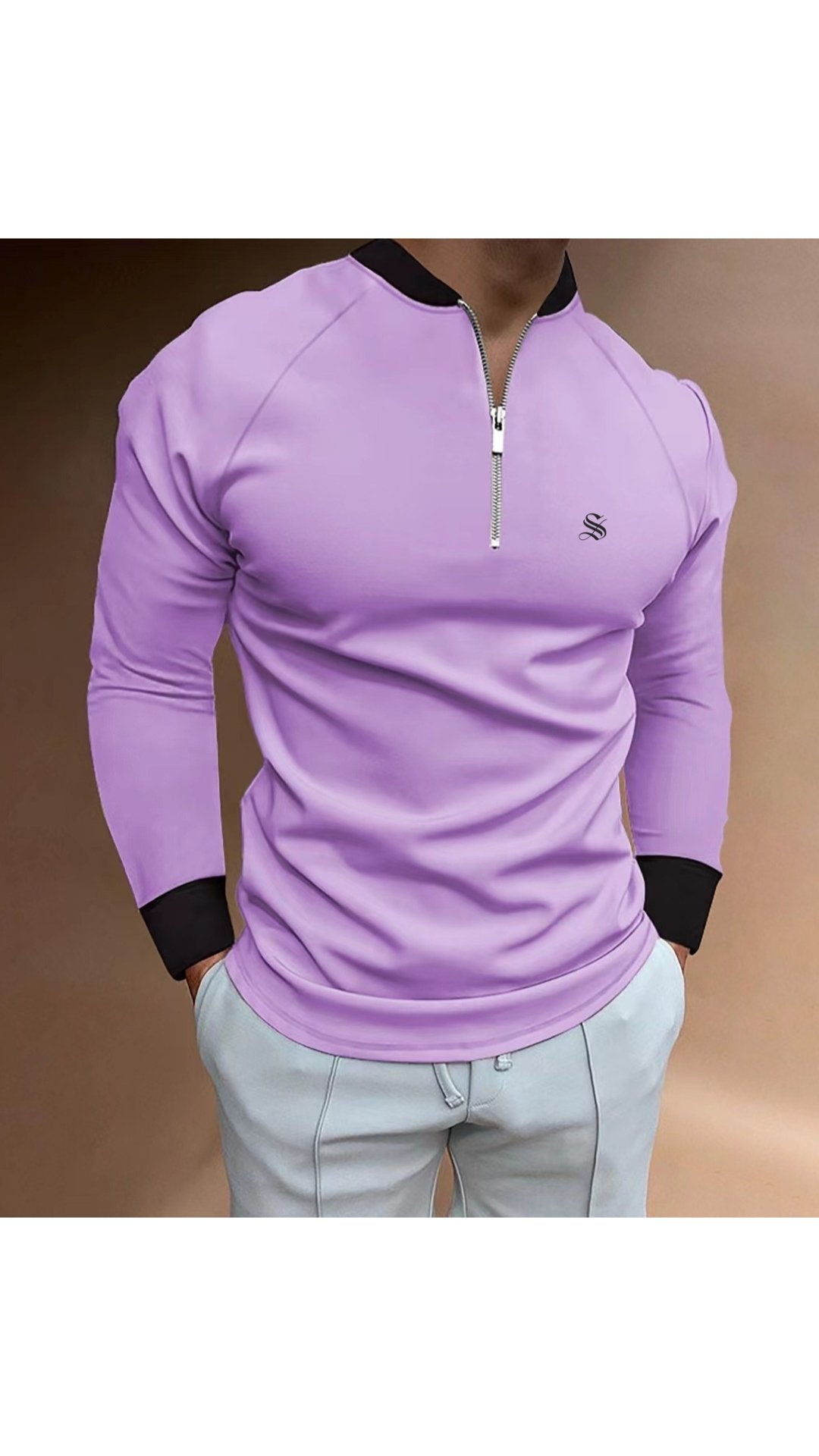 Dibin - Track Top for Men - Sarman Fashion - Wholesale Clothing Fashion Brand for Men from Canada