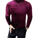 DKL 3 - High Neck Long Sleeve Shirt for Men - Sarman Fashion - Wholesale Clothing Fashion Brand for Men from Canada