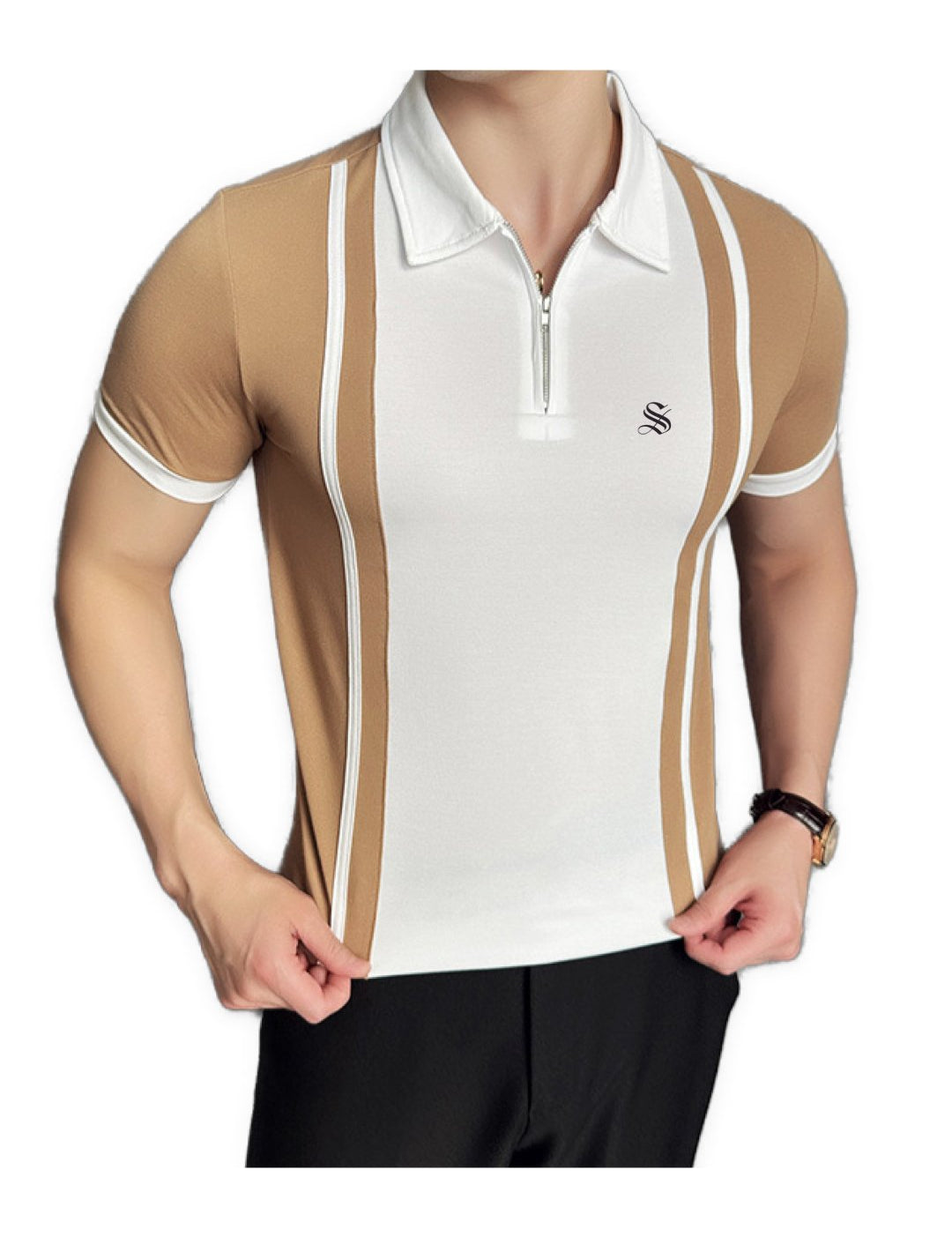 EEUD - Polo Shirt for Men - Sarman Fashion - Wholesale Clothing Fashion Brand for Men from Canada