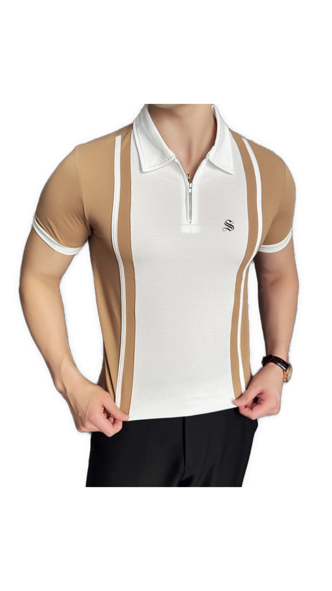 EEUD - Polo Shirt for Men - Sarman Fashion - Wholesale Clothing Fashion Brand for Men from Canada