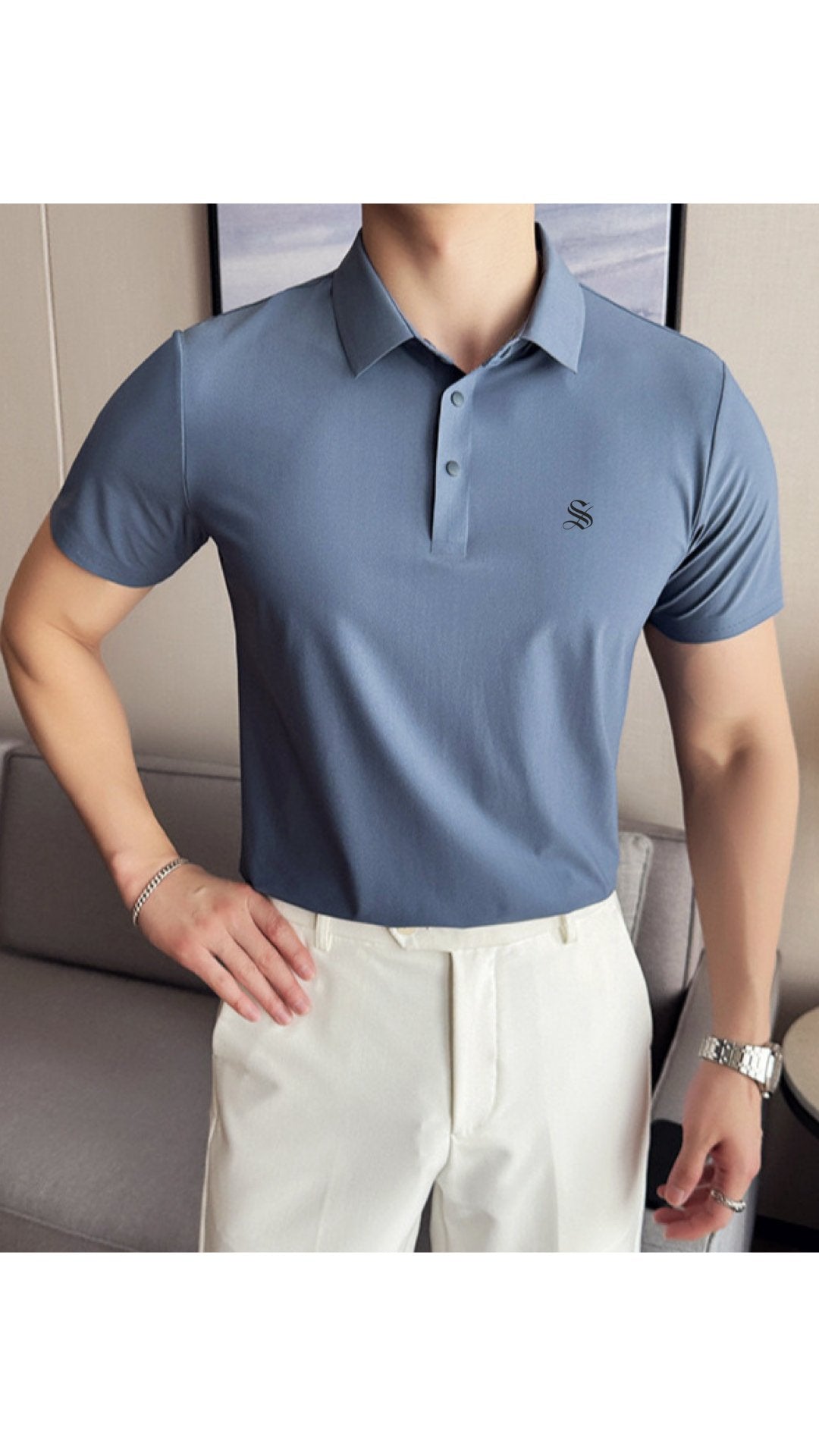 EOPP - Polo Shirt for Men - Sarman Fashion - Wholesale Clothing Fashion Brand for Men from Canada