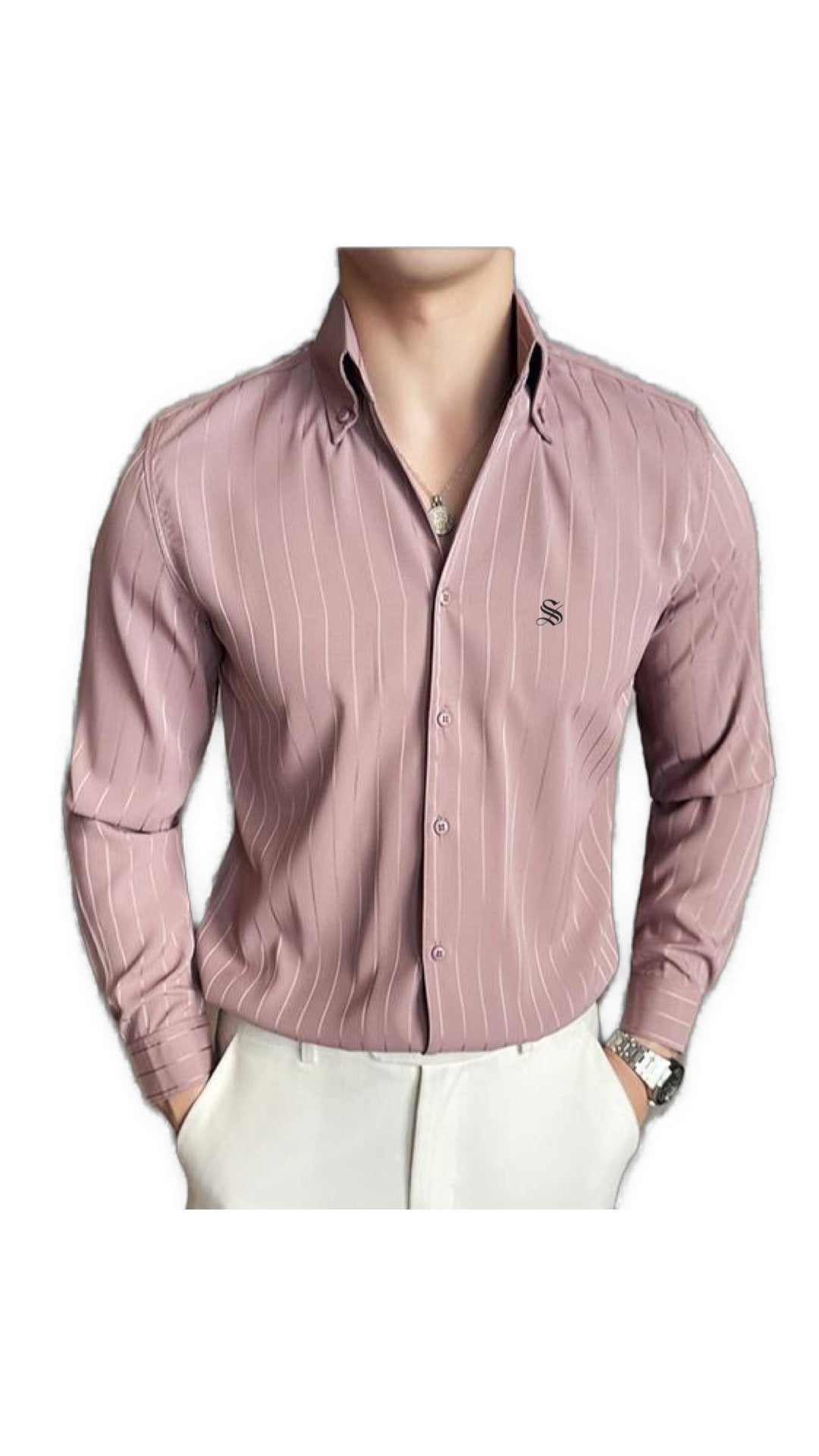 Epu - Long Sleeves Shirt for Men - Sarman Fashion - Wholesale Clothing Fashion Brand for Men from Canada