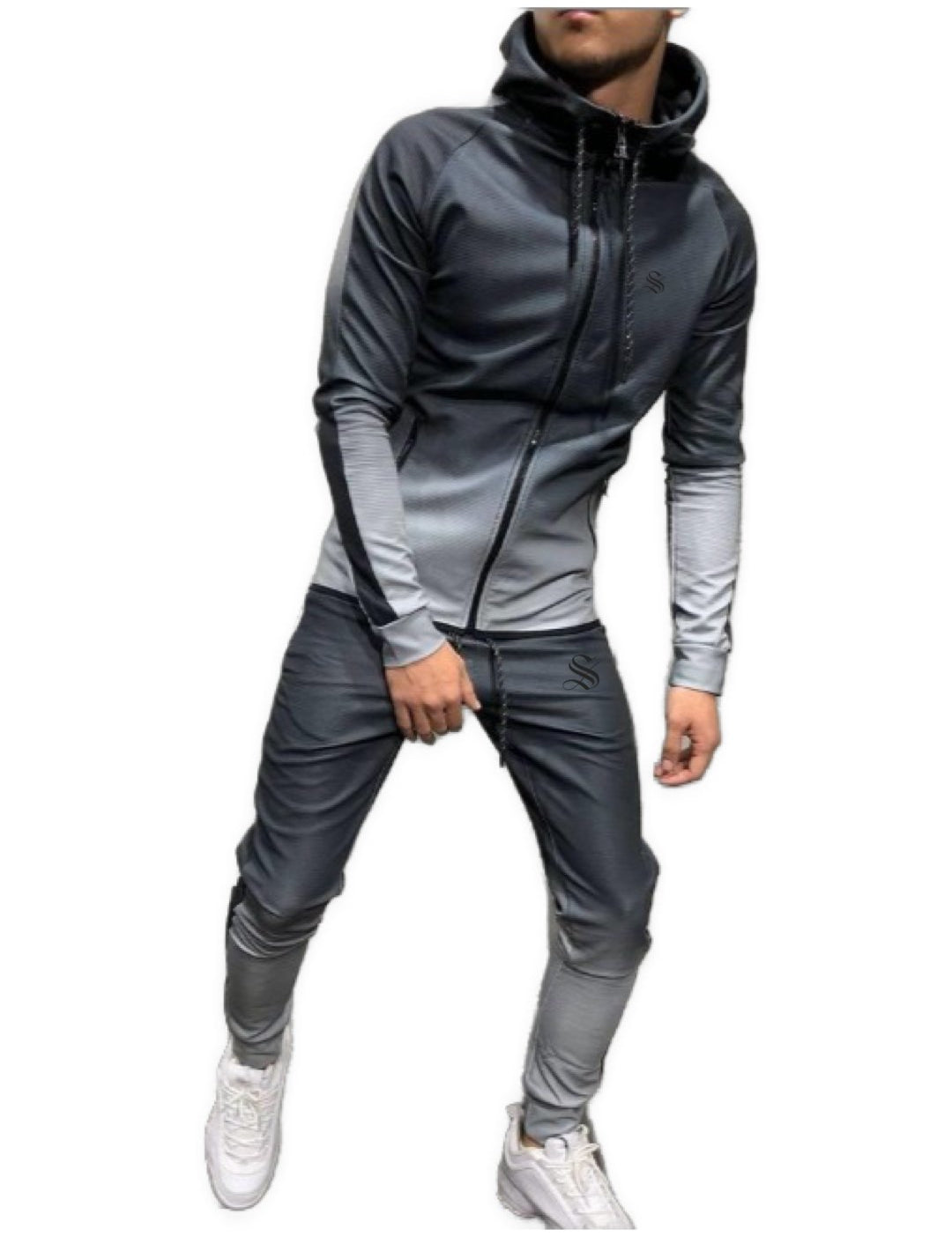 Eria 65 - Complete Set - Long Sleeves Hoodie & Joggers for Men - Sarman Fashion - Wholesale Clothing Fashion Brand for Men from Canada