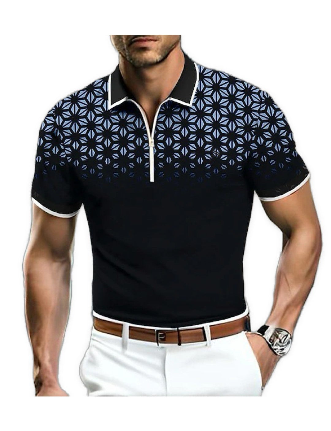 Ewina - Polo Shirt for Men - Sarman Fashion - Wholesale Clothing Fashion Brand for Men from Canada