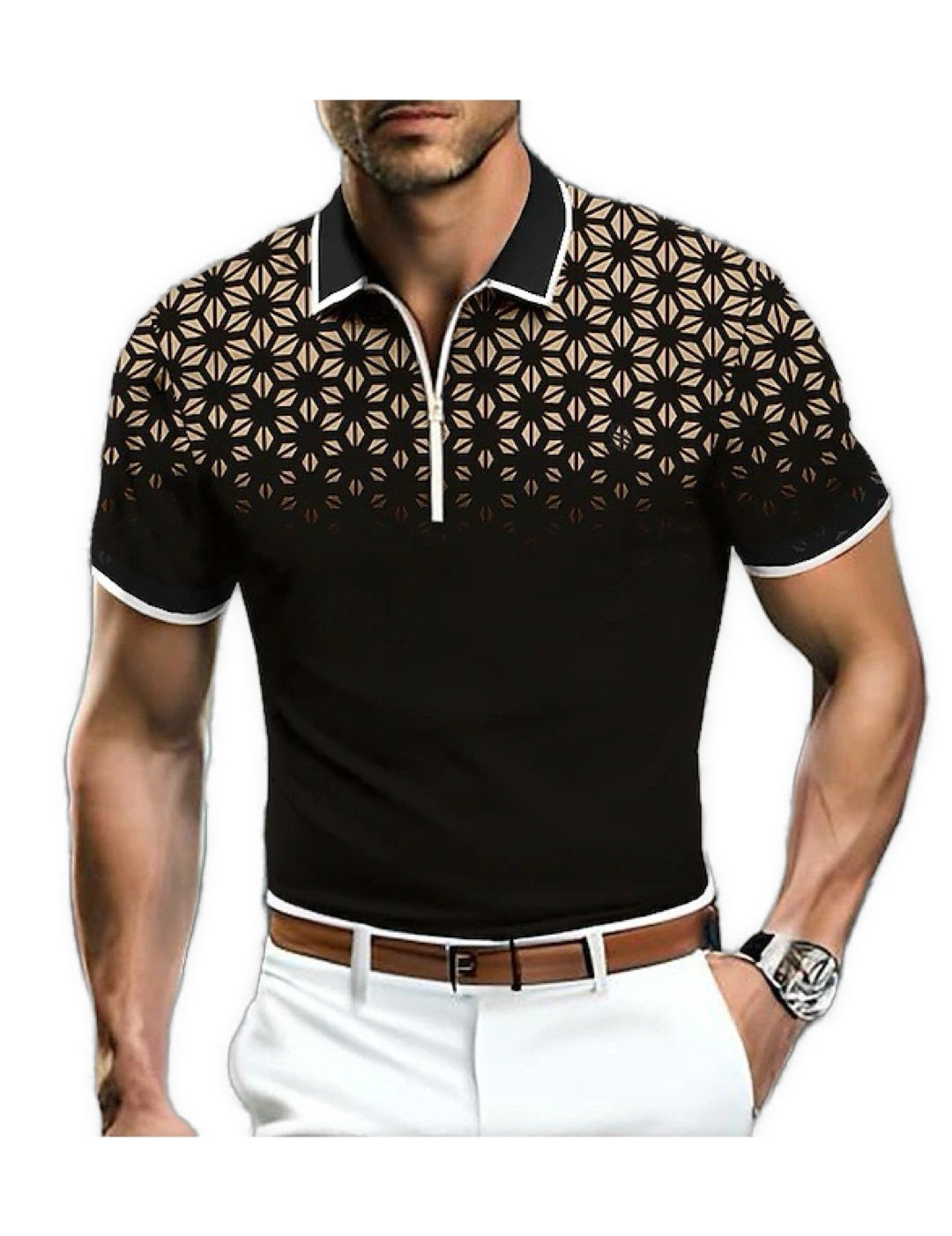 Ewina - Polo Shirt for Men - Sarman Fashion - Wholesale Clothing Fashion Brand for Men from Canada