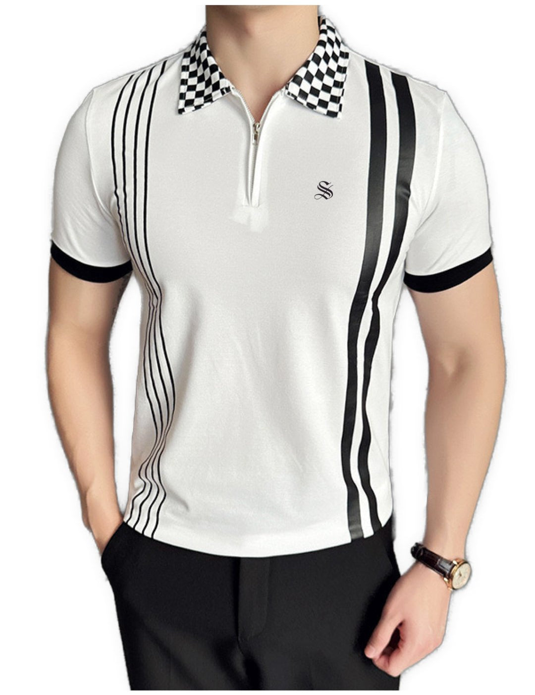 F1PO - Polo Shirt for Men - Sarman Fashion - Wholesale Clothing Fashion Brand for Men from Canada