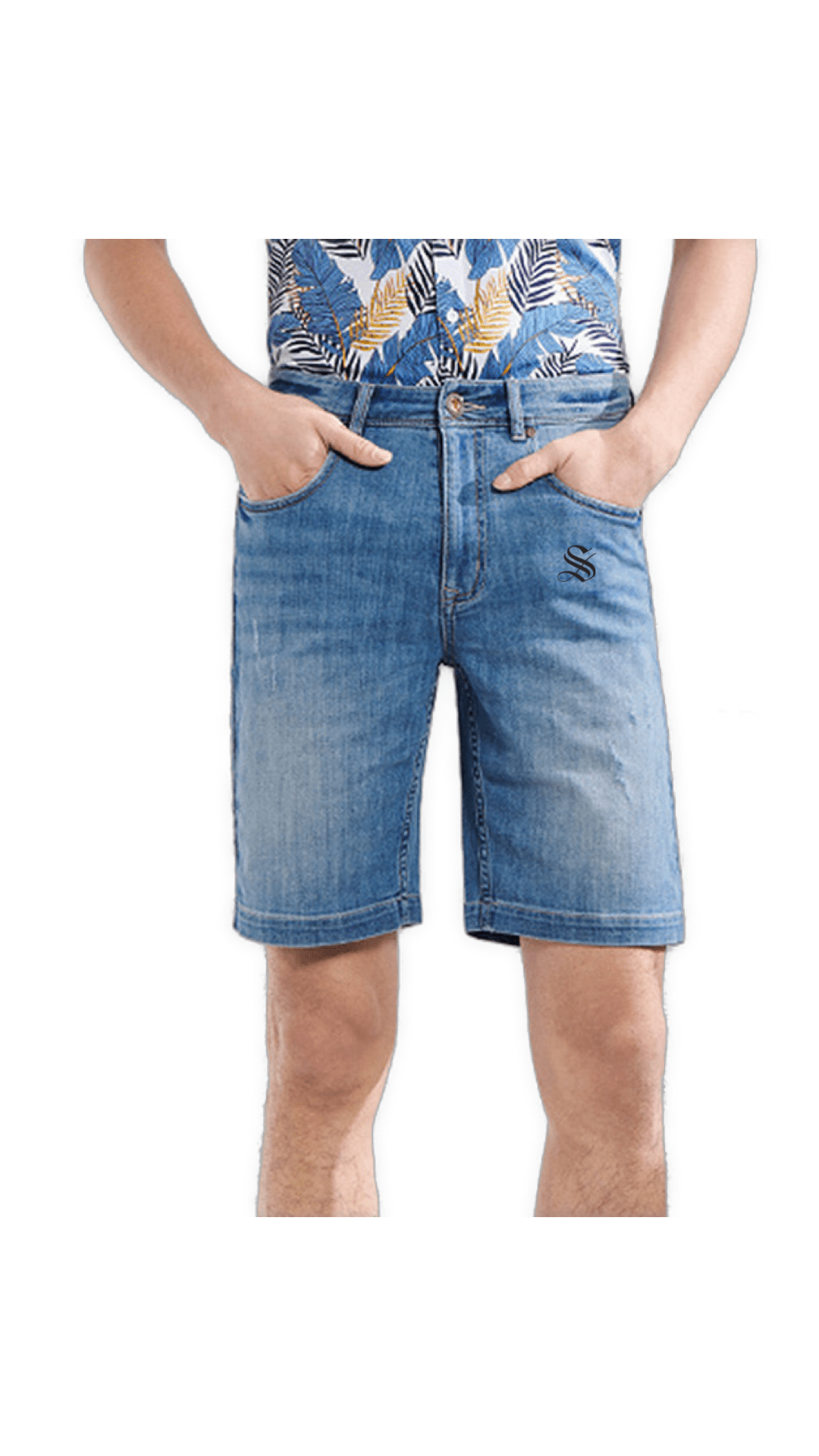 Fawz 3 - Jeans Shorts for Men - Sarman Fashion - Wholesale Clothing Fashion Brand for Men from Canada