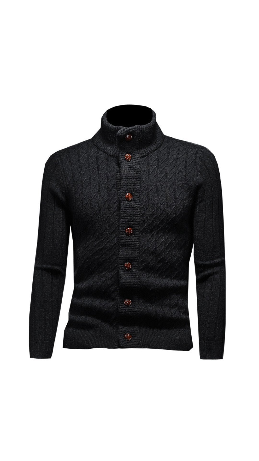 Fermement 21 - High Neck Sweater for Men - Sarman Fashion - Wholesale Clothing Fashion Brand for Men from Canada