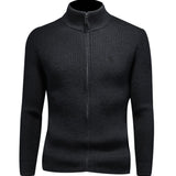 Fermement 24 - High Neck Sweater for Men - Sarman Fashion - Wholesale Clothing Fashion Brand for Men from Canada