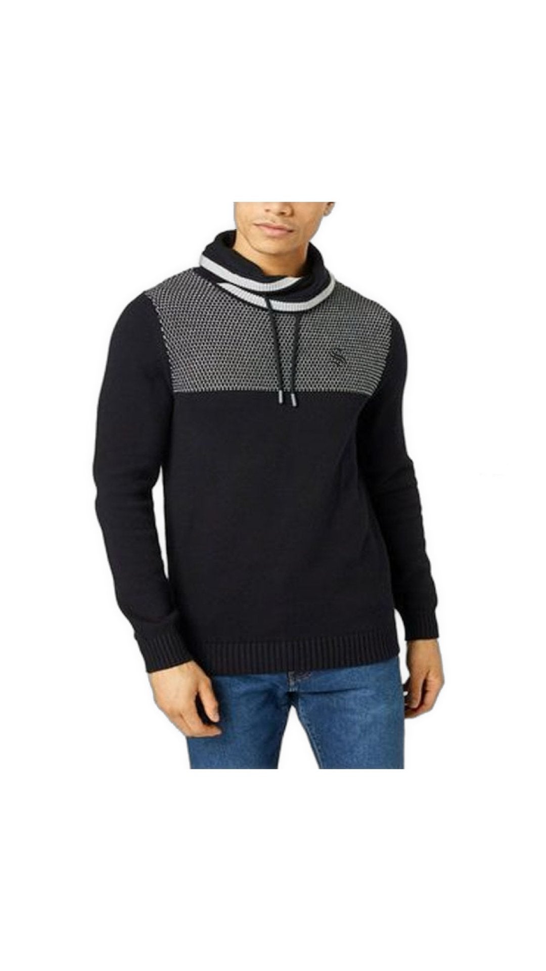 Fermement 26 - High Neck Sweater for Men - Sarman Fashion - Wholesale Clothing Fashion Brand for Men from Canada