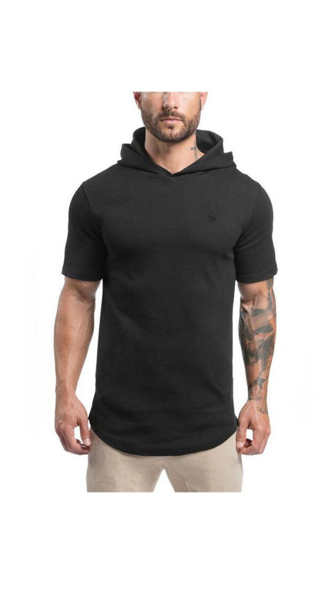 Fisopa - Hood T - Shirt for Men - Sarman Fashion - Wholesale Clothing Fashion Brand for Men from Canada