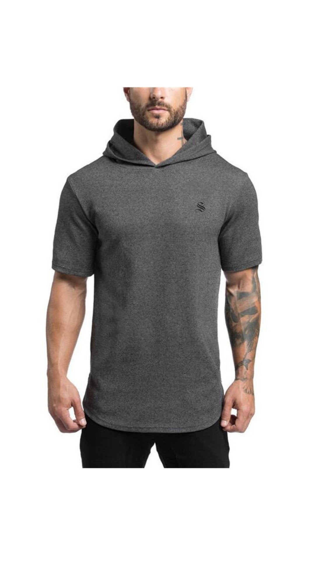 Fisopa - Hood T - Shirt for Men - Sarman Fashion - Wholesale Clothing Fashion Brand for Men from Canada