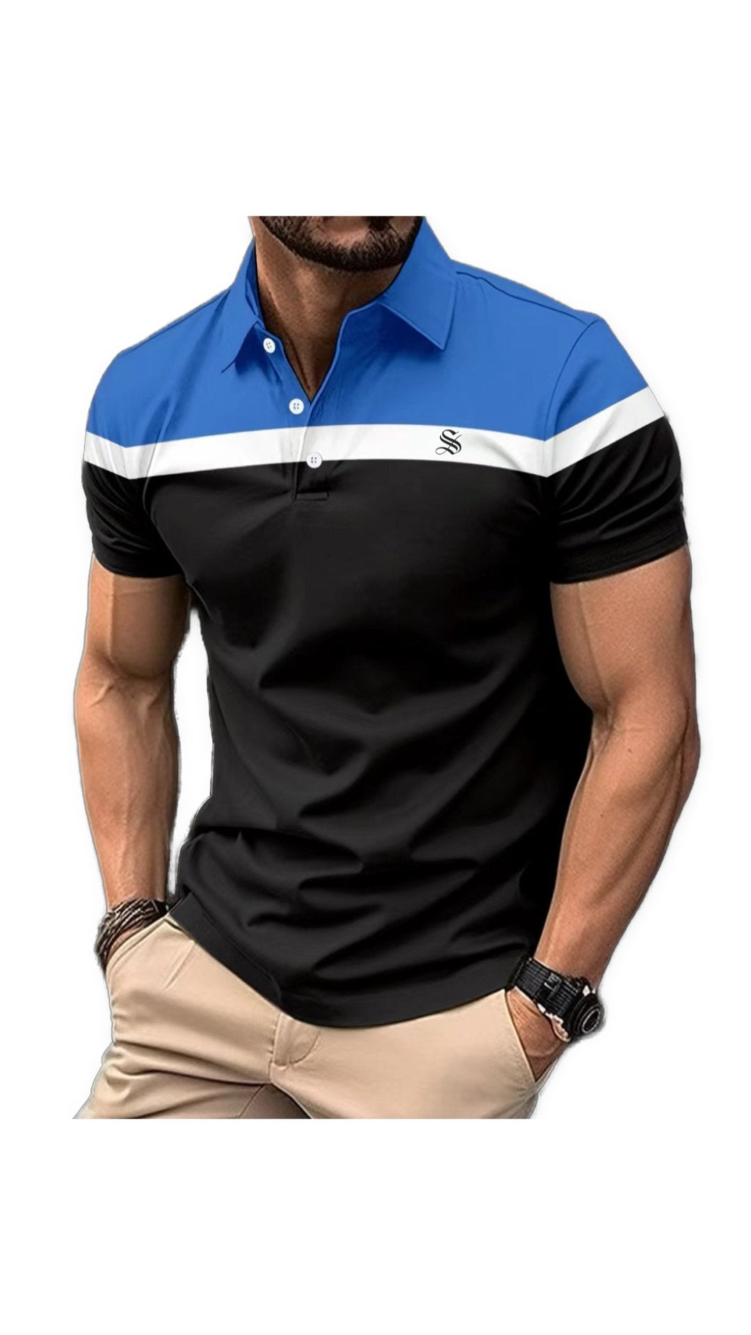 Fukuxa - Polo Shirt for Men - Sarman Fashion - Wholesale Clothing Fashion Brand for Men from Canada