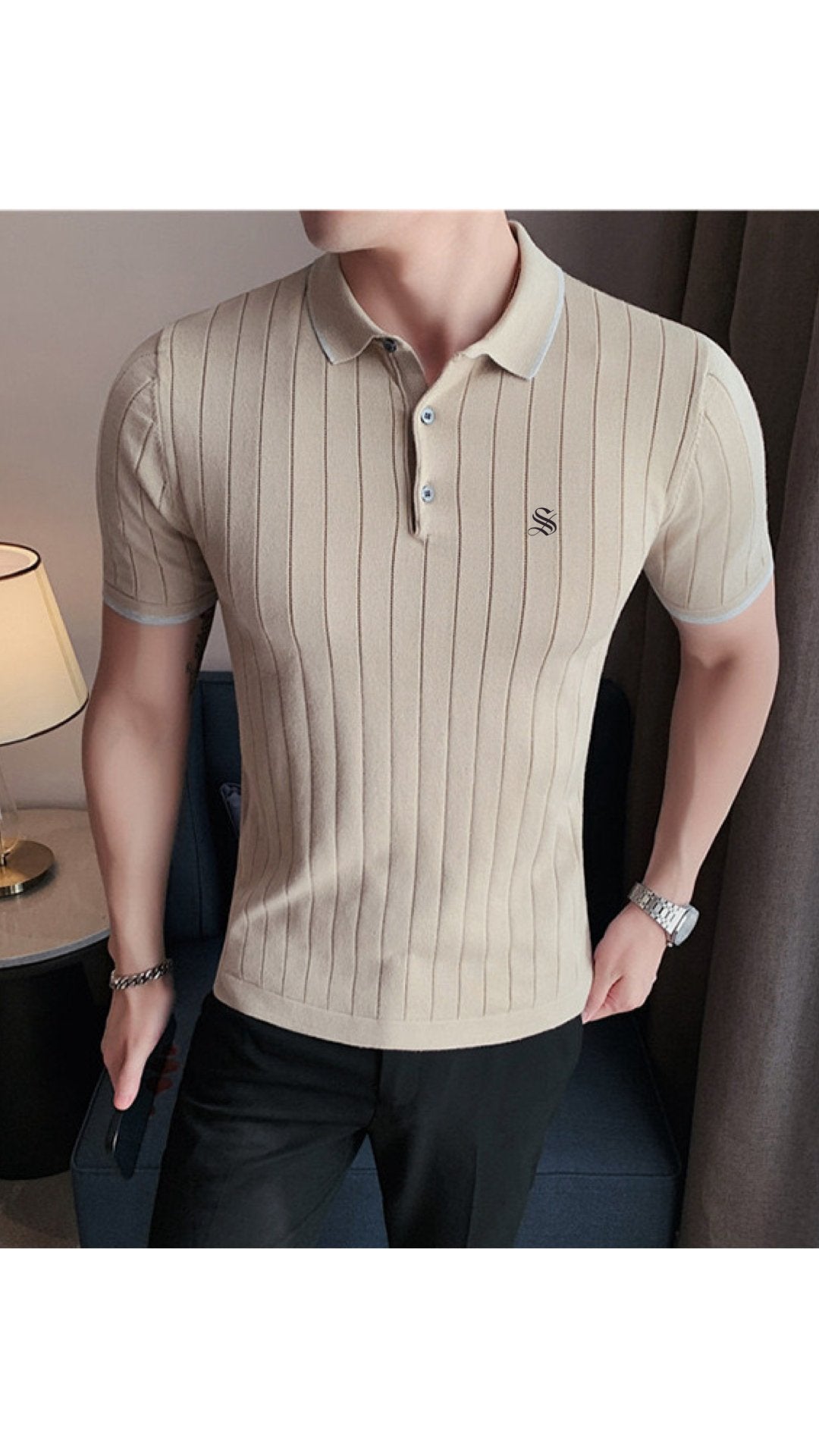 Gabby - Polo Shirt for Men - Sarman Fashion - Wholesale Clothing Fashion Brand for Men from Canada