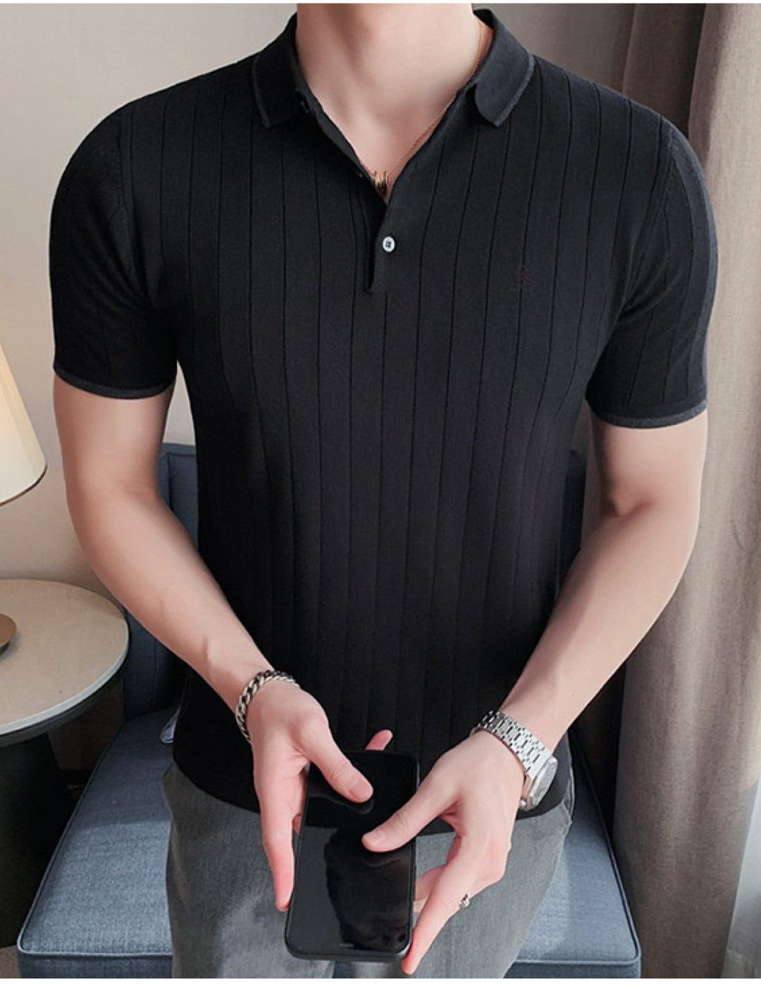 Gabby - Polo Shirt for Men - Sarman Fashion - Wholesale Clothing Fashion Brand for Men from Canada