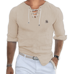 Gak - Long V - Neck Shirt for Men - Sarman Fashion - Wholesale Clothing Fashion Brand for Men from Canada