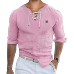 Gak - Long V - Neck Shirt for Men - Sarman Fashion - Wholesale Clothing Fashion Brand for Men from Canada