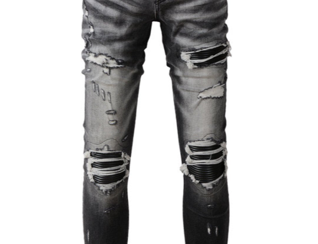 Geni - Skinny Legs Denim Jeans for Men - Sarman Fashion - Wholesale Clothing Fashion Brand for Men from Canada