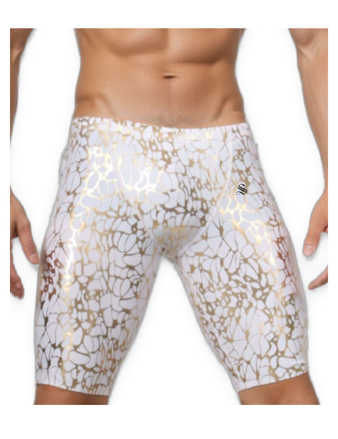 Golnu - Leggings Shorts for Men - Sarman Fashion - Wholesale Clothing Fashion Brand for Men from Canada