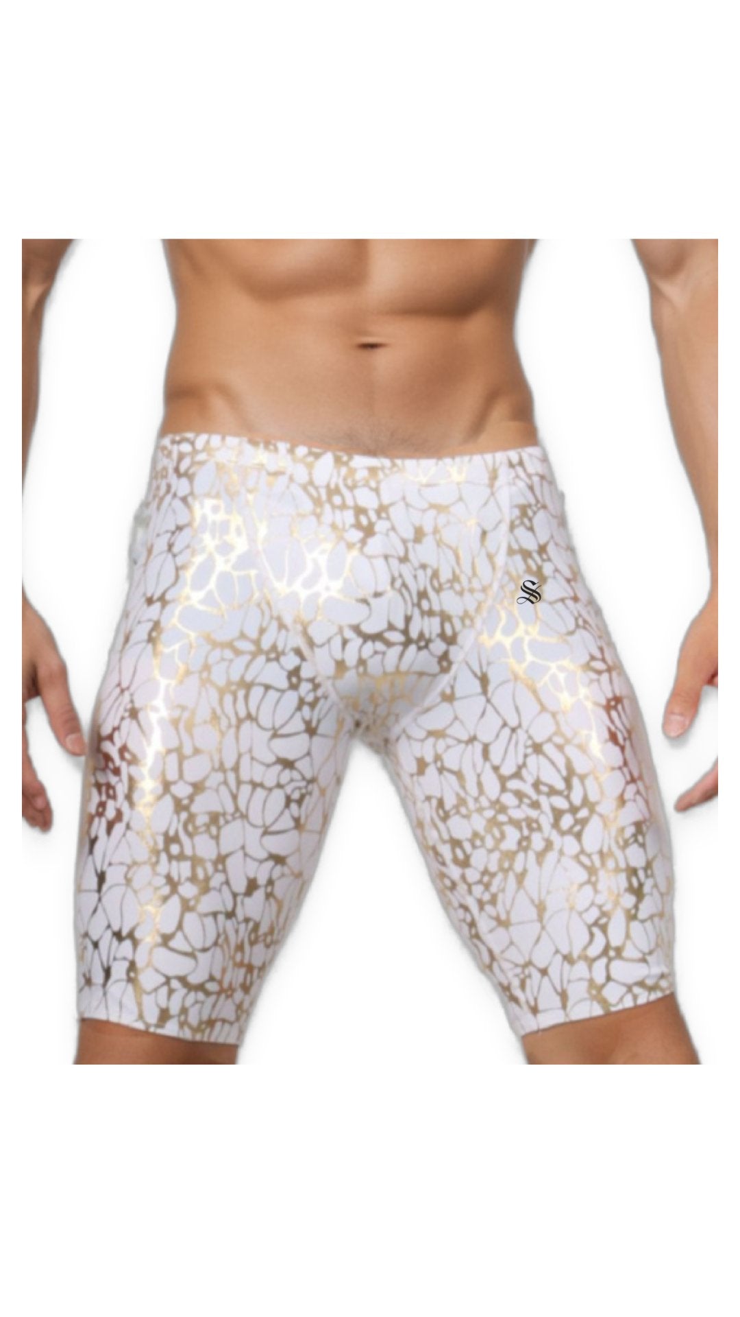 Golnu - Leggings Shorts for Men - Sarman Fashion - Wholesale Clothing Fashion Brand for Men from Canada