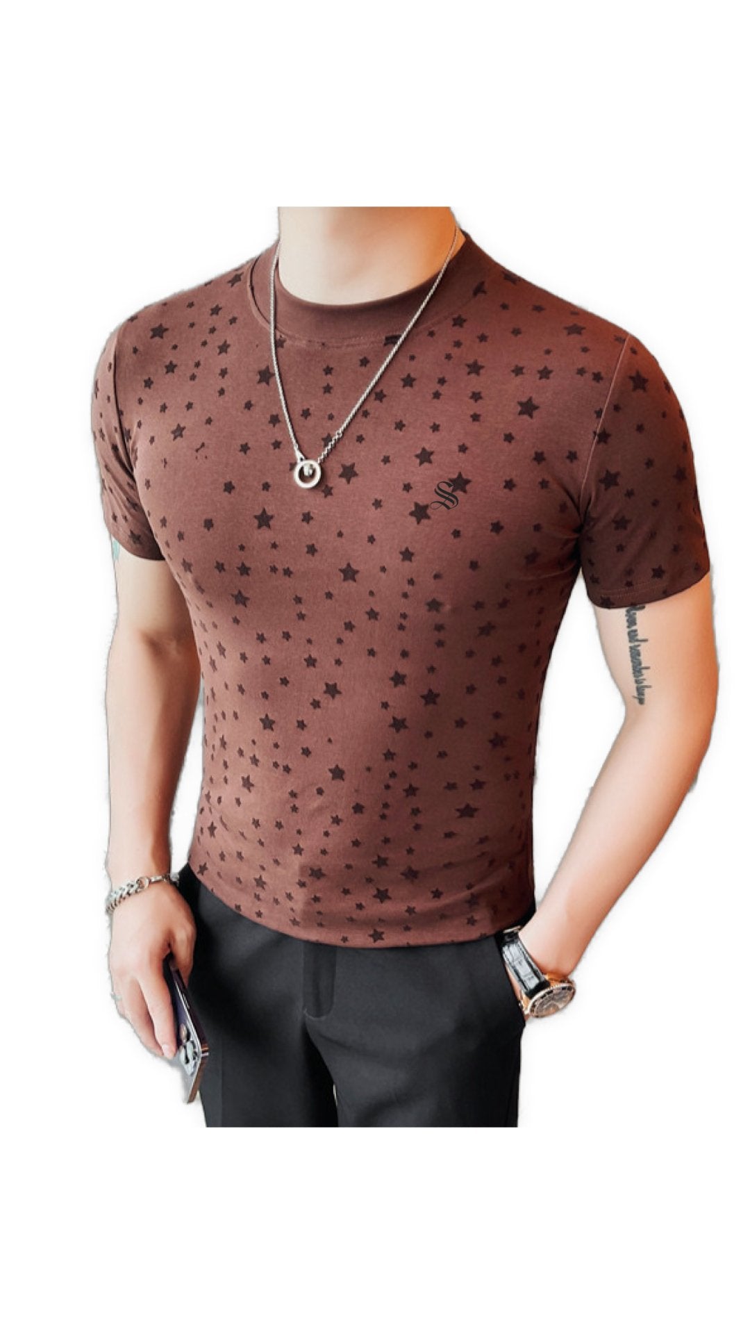 Groela - T-Shirt for Men - Sarman Fashion - Wholesale Clothing Fashion Brand for Men from Canada