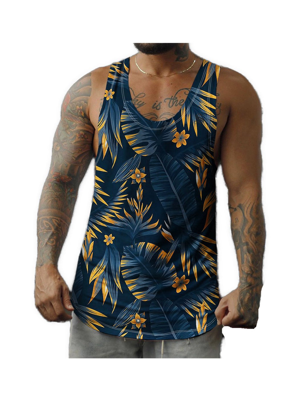 Guordano 3 - Tank Top for Men - Sarman Fashion - Wholesale Clothing Fashion Brand for Men from Canada