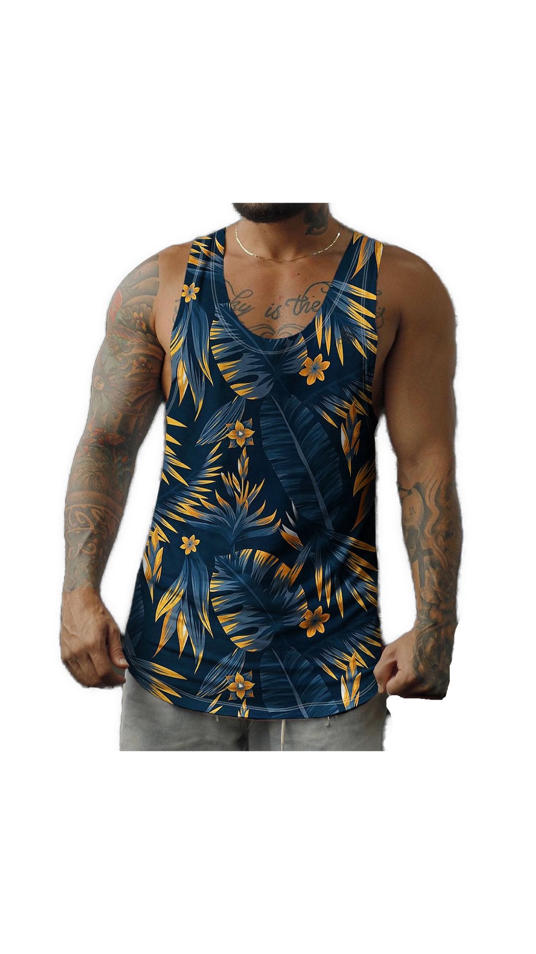 Guordano 3 - Tank Top for Men - Sarman Fashion - Wholesale Clothing Fashion Brand for Men from Canada