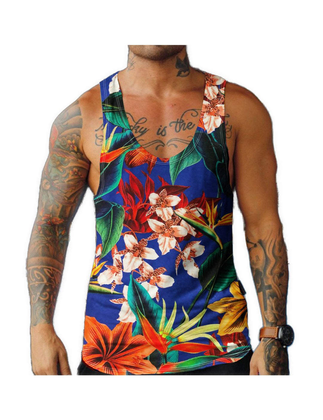 Guordano 4 - Tank Top for Men - Sarman Fashion - Wholesale Clothing Fashion Brand for Men from Canada