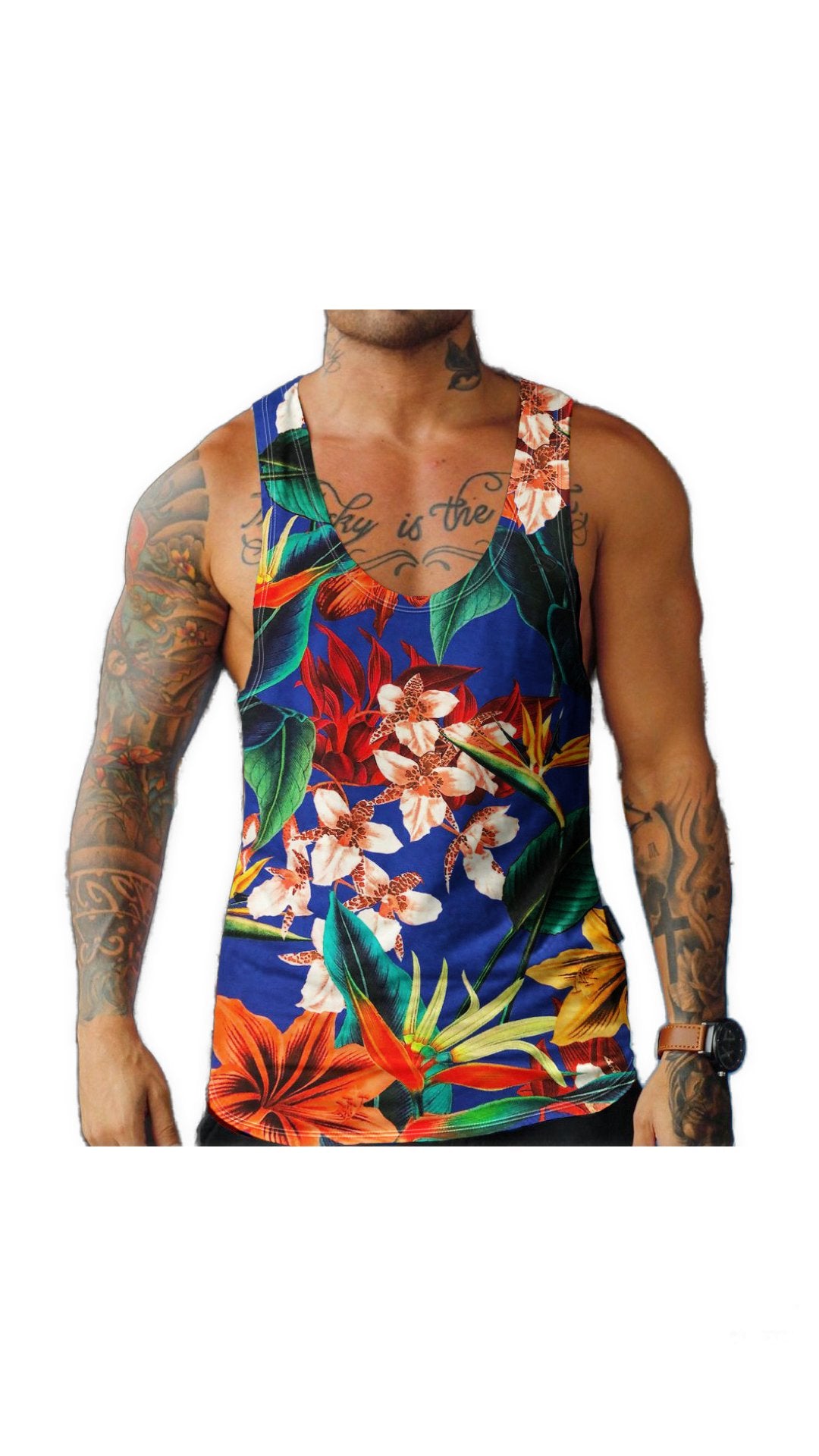 Guordano 4 - Tank Top for Men - Sarman Fashion - Wholesale Clothing Fashion Brand for Men from Canada