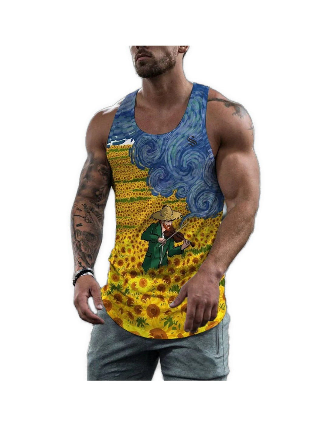 Guordano 5 - Tank Top for Men - Sarman Fashion - Wholesale Clothing Fashion Brand for Men from Canada