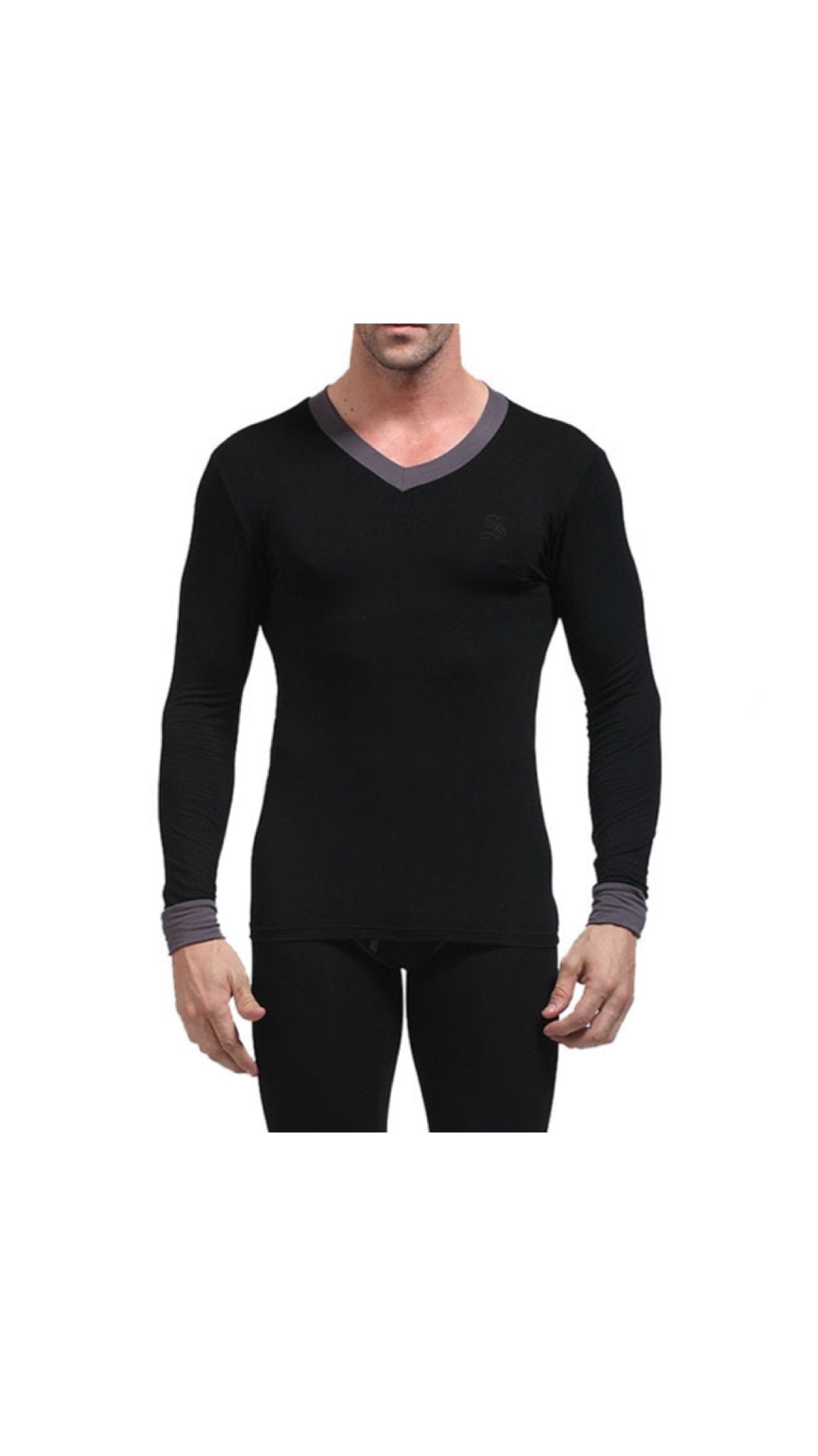 Hajpa - Long V - Neck Shirt for Men - Sarman Fashion - Wholesale Clothing Fashion Brand for Men from Canada