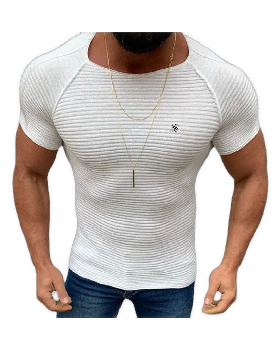 Half Base 444 - Men’s t-shirt - Sarman Fashion - Wholesale Clothing Fashion Brand for Men from Canada