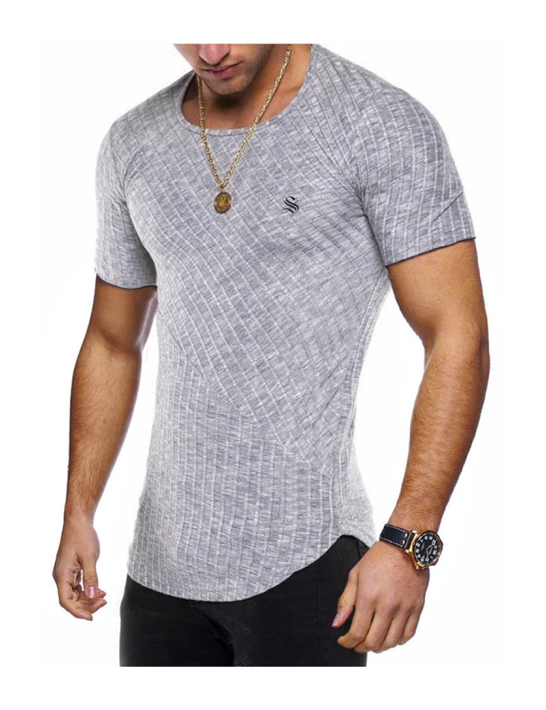 Half Base 77 - Men’s t-shirt - Sarman Fashion - Wholesale Clothing Fashion Brand for Men from Canada