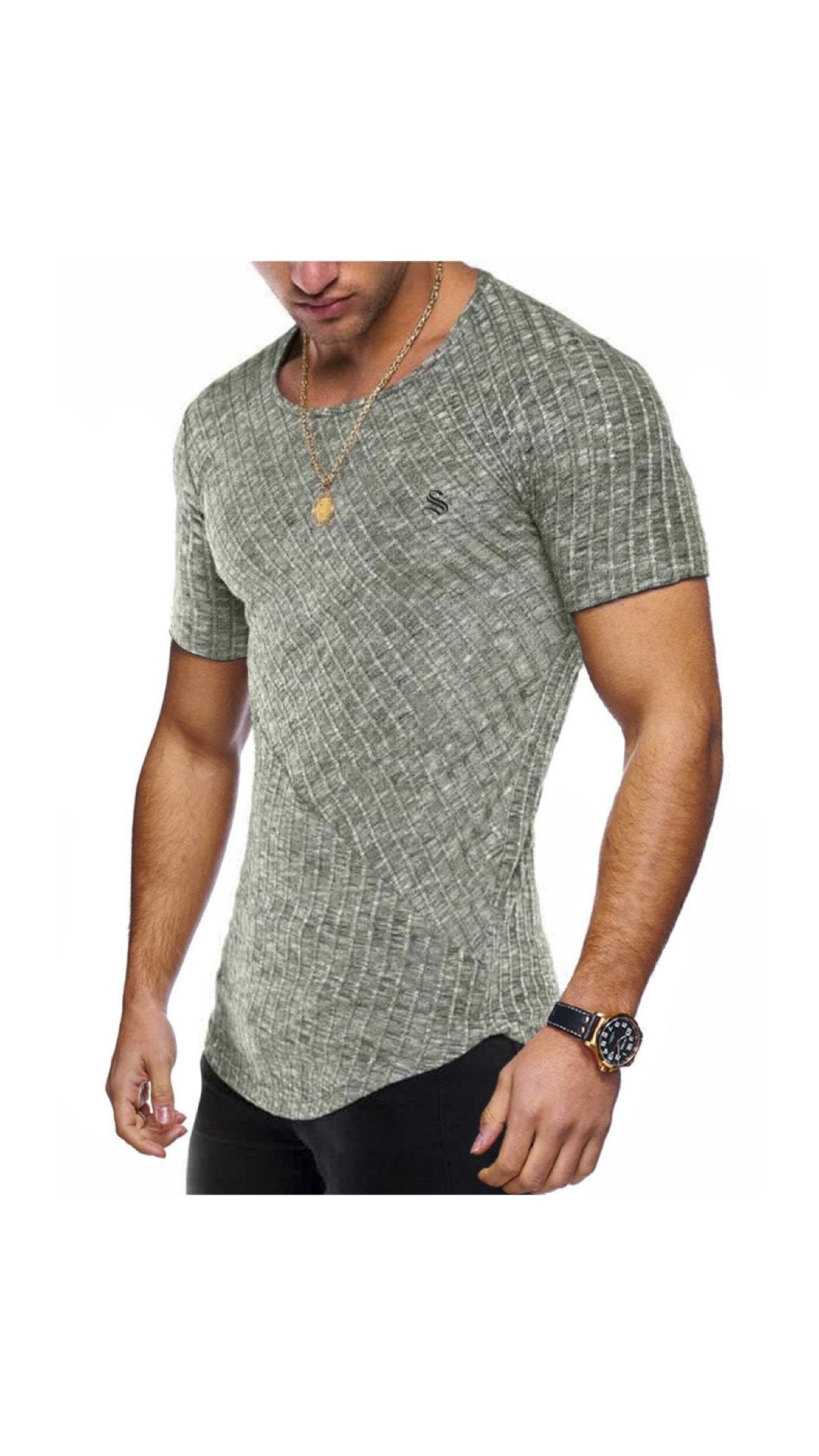 Half Base 77 - Men’s t-shirt - Sarman Fashion - Wholesale Clothing Fashion Brand for Men from Canada