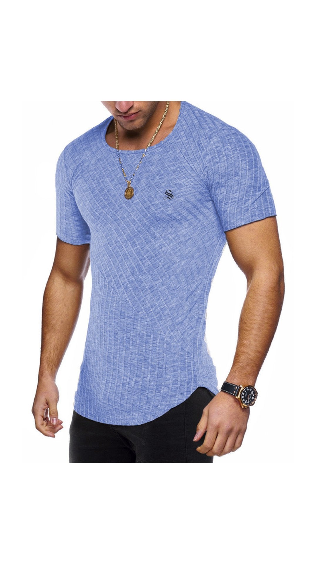 Half Base 77 - Men’s t-shirt - Sarman Fashion - Wholesale Clothing Fashion Brand for Men from Canada