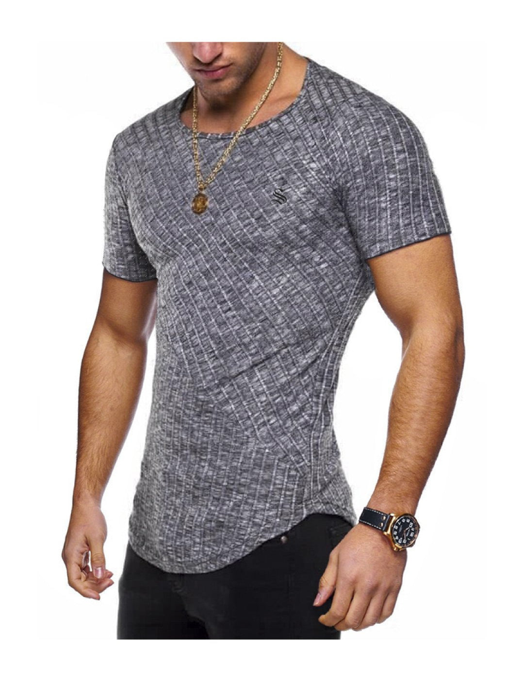 Half Base 77 - Men’s t-shirt - Sarman Fashion - Wholesale Clothing Fashion Brand for Men from Canada