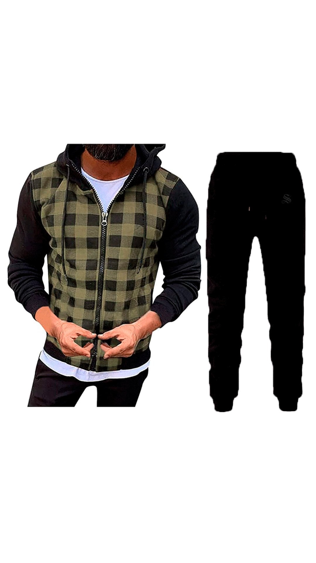 Hali - Complete Set - Long Sleeves Hoodie & Joggers for Men - Sarman Fashion - Wholesale Clothing Fashion Brand for Men from Canada