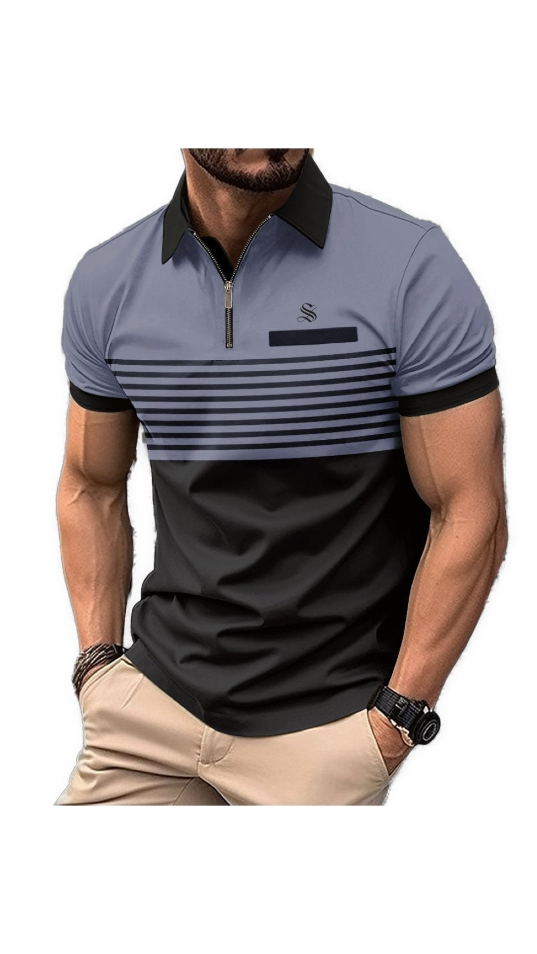 Hanukim 2 - Polo Shirt for Men - Sarman Fashion - Wholesale Clothing Fashion Brand for Men from Canada