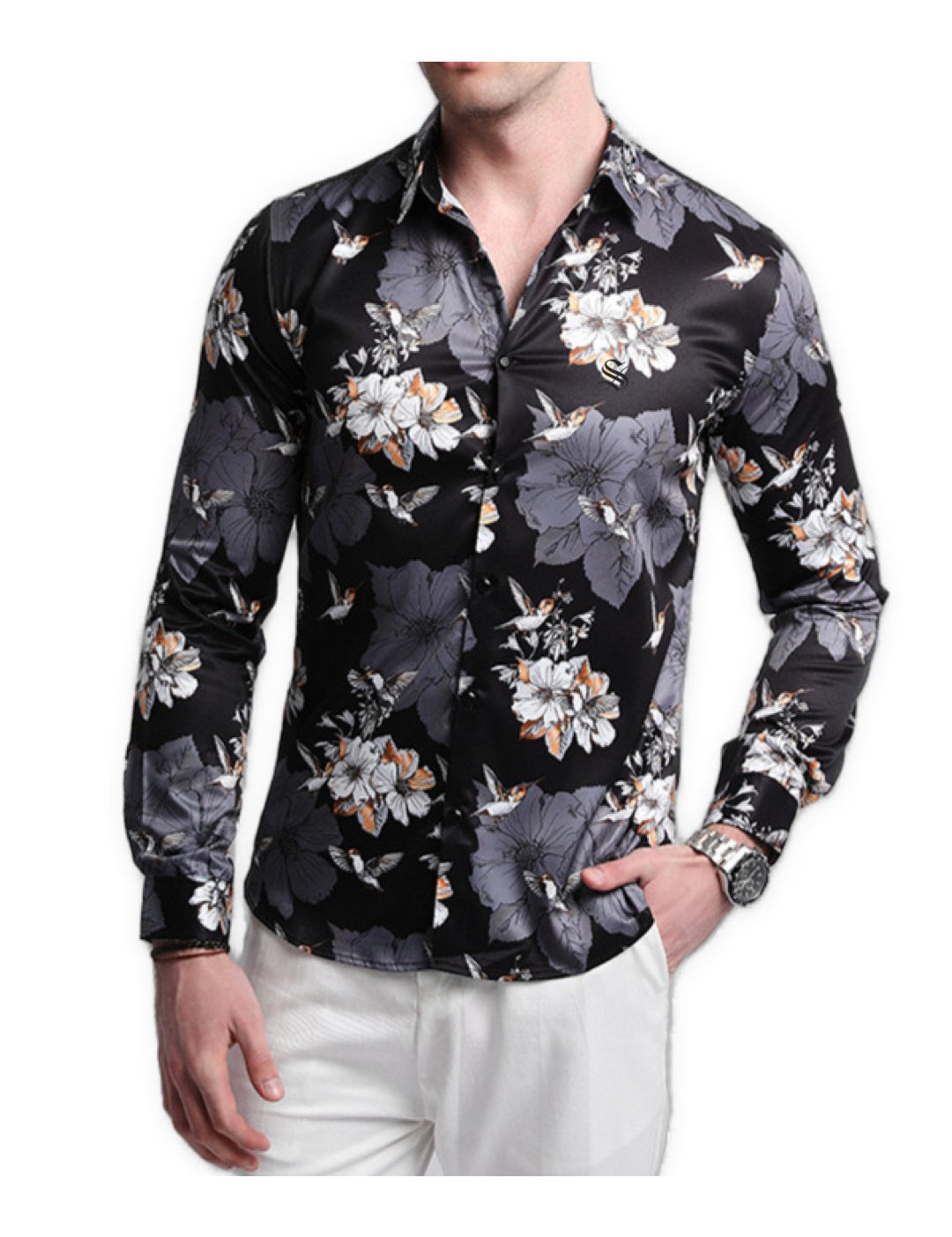 Hider - Long Sleeves Shirt for Men - Sarman Fashion - Wholesale Clothing Fashion Brand for Men from Canada