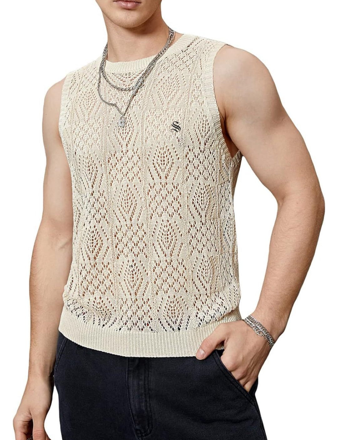 HKIK - Tank Top for Men - Sarman Fashion - Wholesale Clothing Fashion Brand for Men from Canada