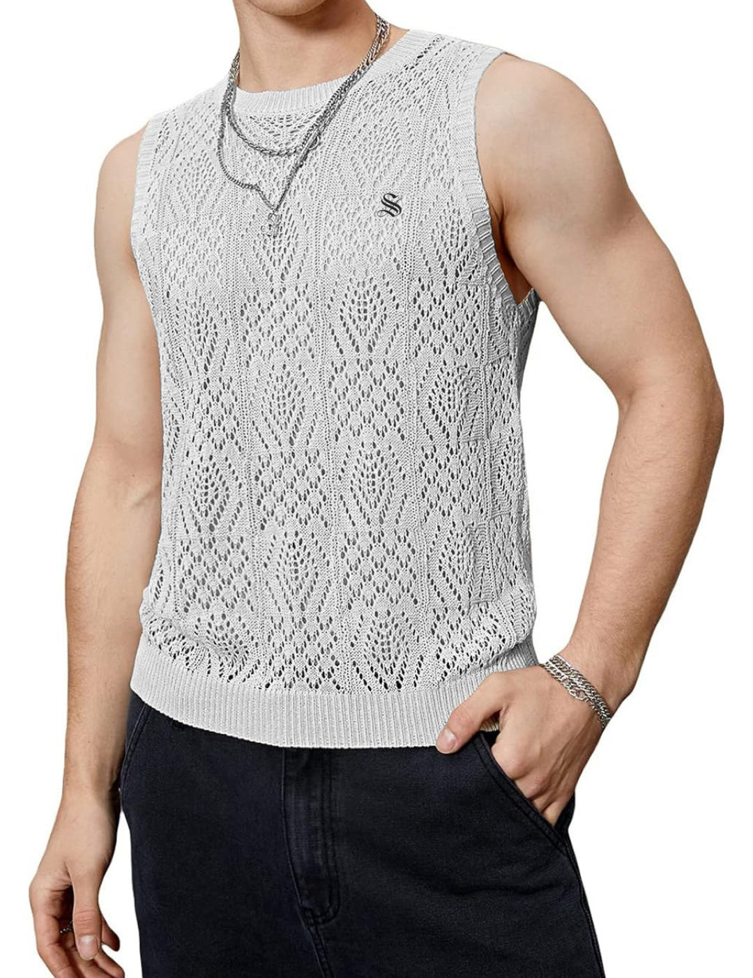 HKIK - Tank Top for Men - Sarman Fashion - Wholesale Clothing Fashion Brand for Men from Canada