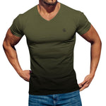 Iambad - V - Neck T - Shirt for Men - Sarman Fashion - Wholesale Clothing Fashion Brand for Men from Canada