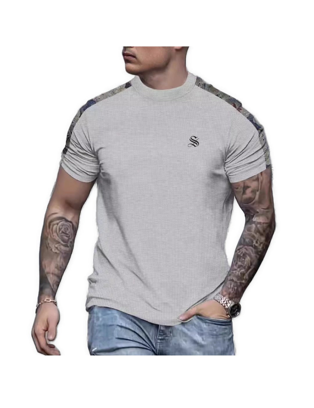 Iklo - T-Shirt for Men - Sarman Fashion - Wholesale Clothing Fashion Brand for Men from Canada