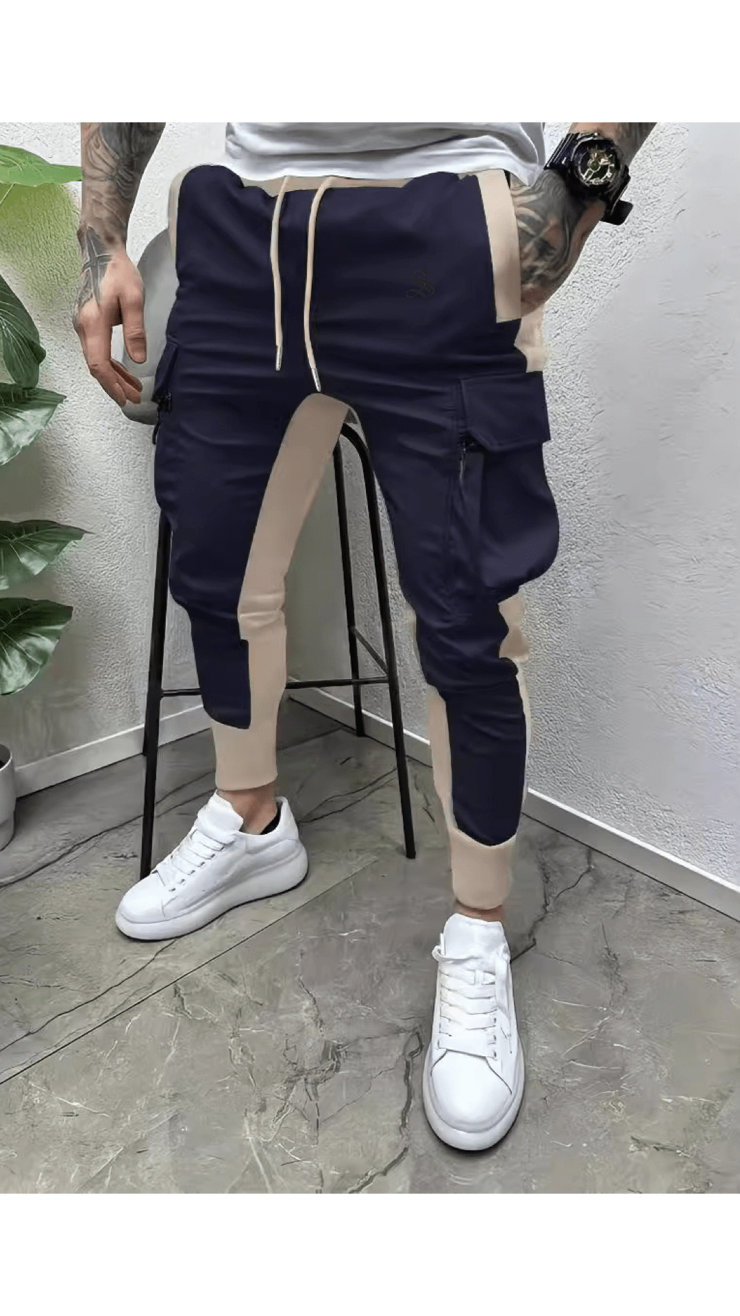 Izra 2 - Joggers for Men - Sarman Fashion - Wholesale Clothing Fashion Brand for Men from Canada