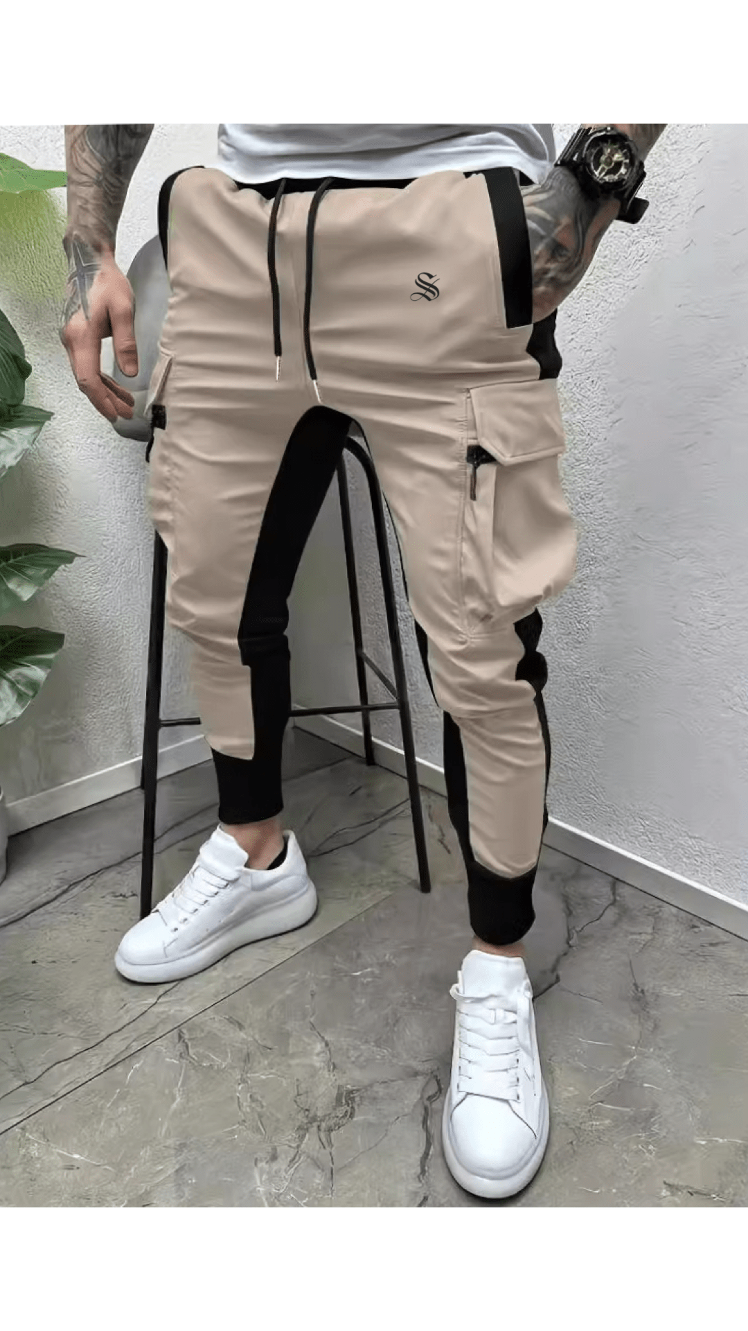 Izra 2 - Joggers for Men - Sarman Fashion - Wholesale Clothing Fashion Brand for Men from Canada